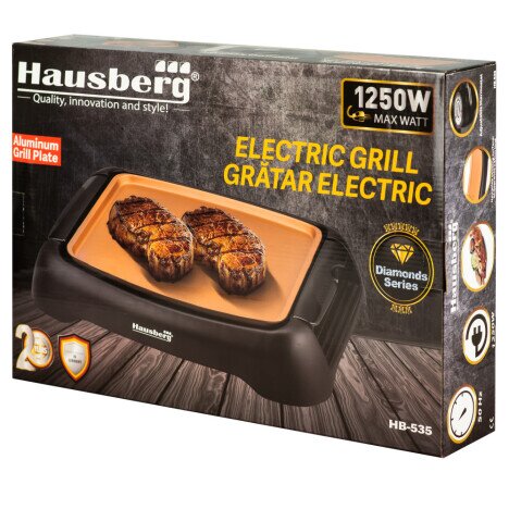 Gratar fara Fum HAUSBERG HB-535 SMOKELESS BARBEQUE